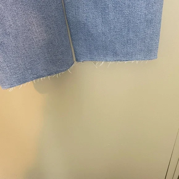 Levi's Light Blue Distressed Straight Jeans - Picture 5 of 5